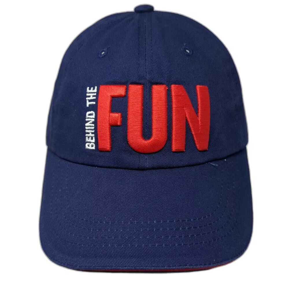 Carnival Baseball Cap Blue Red One Size Behind The Fun Adventures Strapback Hat